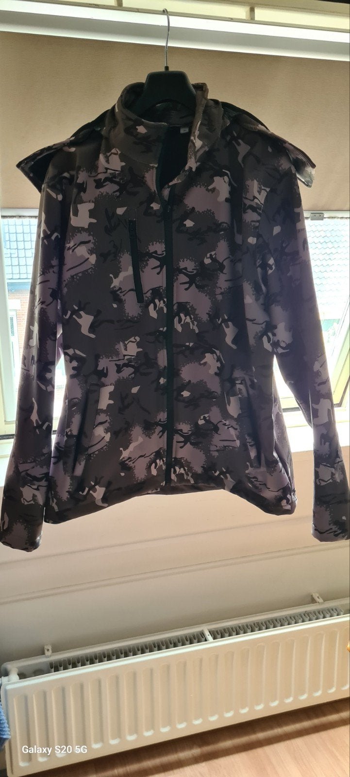 Heren softshell jack, Ophalen, Maat 56/58 (XL), Groen