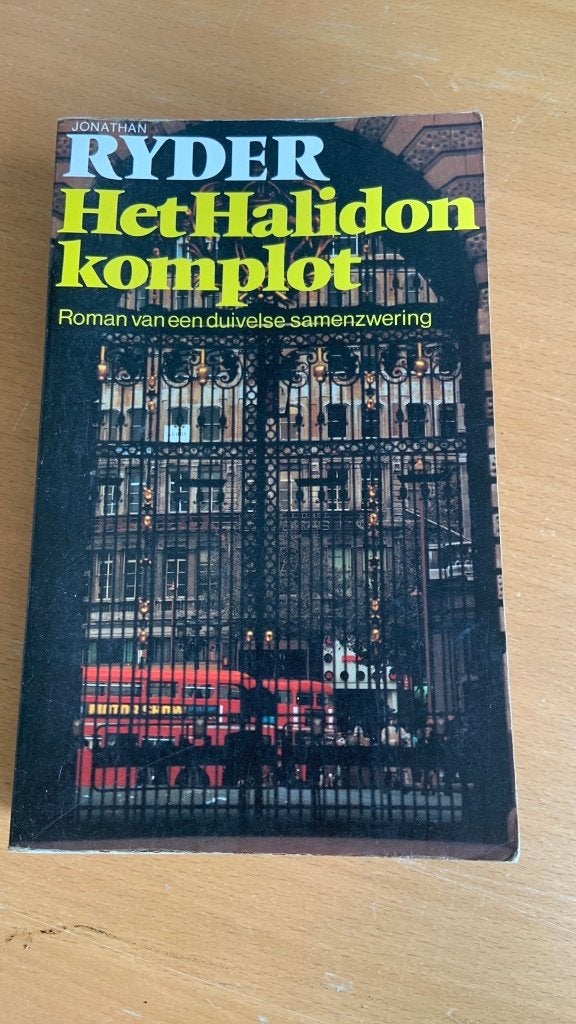 Het Halidon komplot - Jonathan Ryder, Ophalen of Verzenden