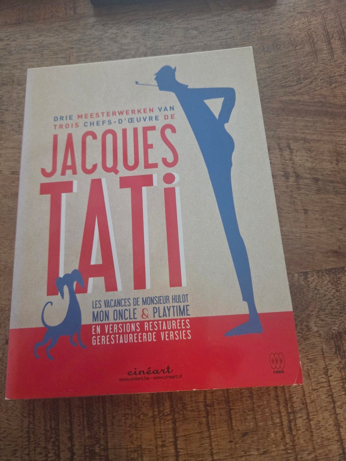 jacques tati dvd box (3 dvds), Cd's en Dvd's, Alle leeftijden, Ophalen of Verzenden, Zo goed als nieuw