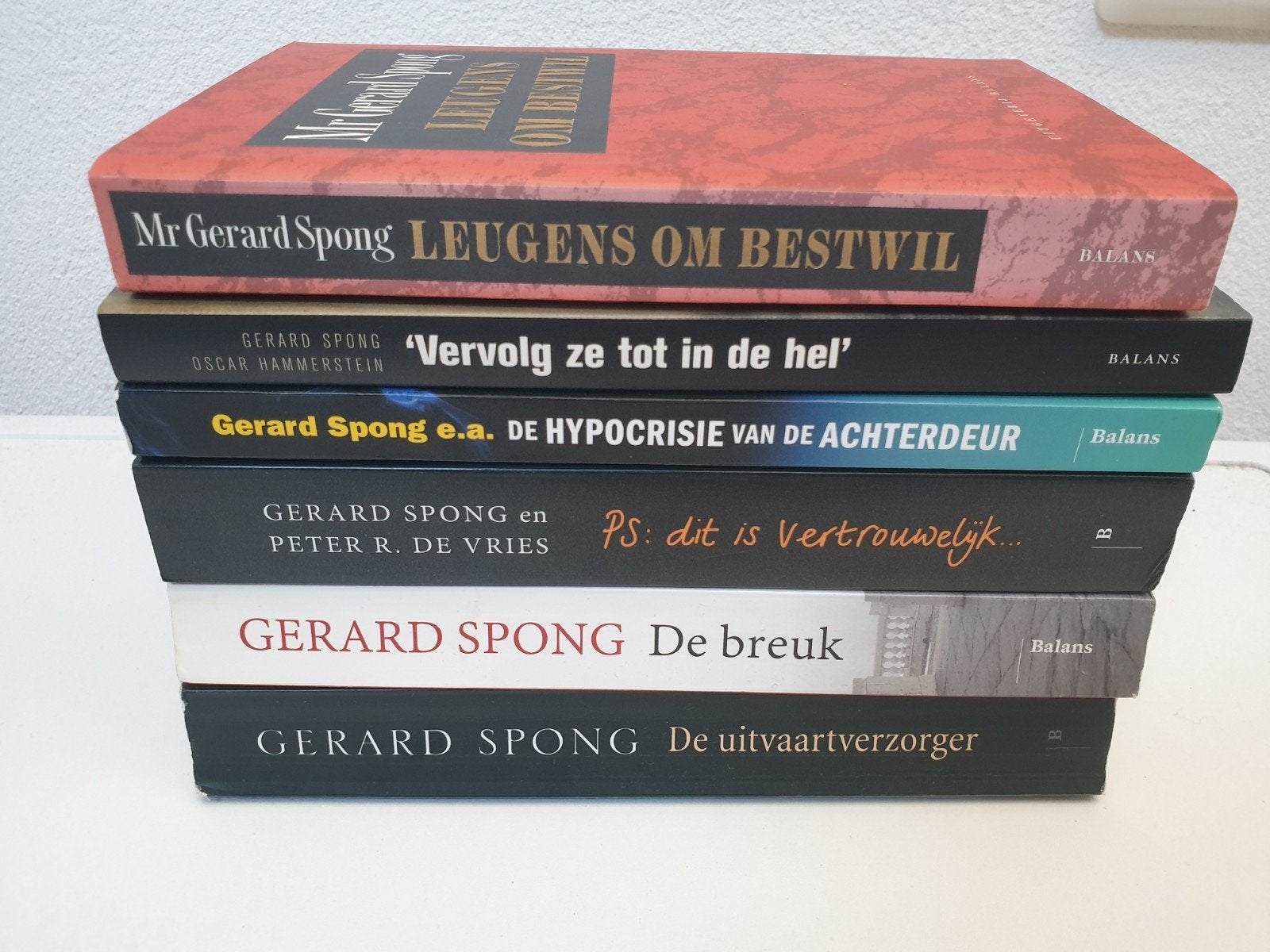 Boekenpakket Gerard Spong, Ophalen of Verzenden, Gelezen, Gerard Spong