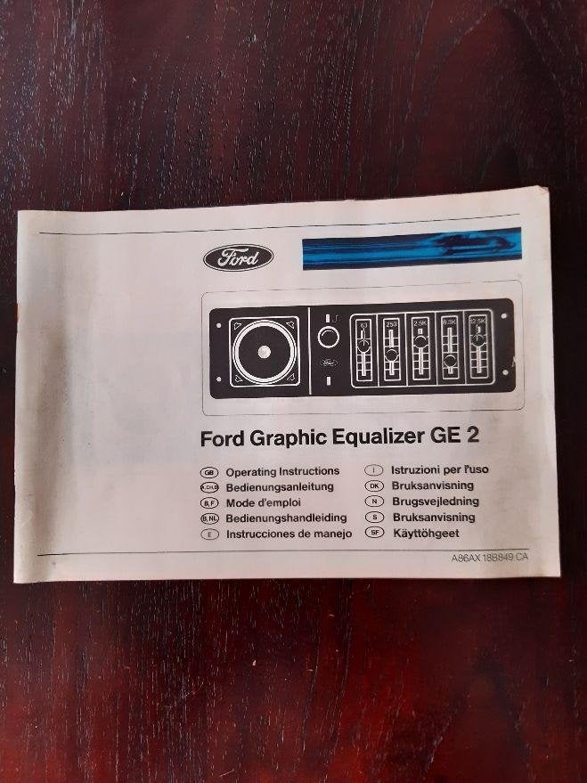 Ford nr 5015309  versterker graphic equalizer, Ophalen of Verzenden, Zo goed als nieuw