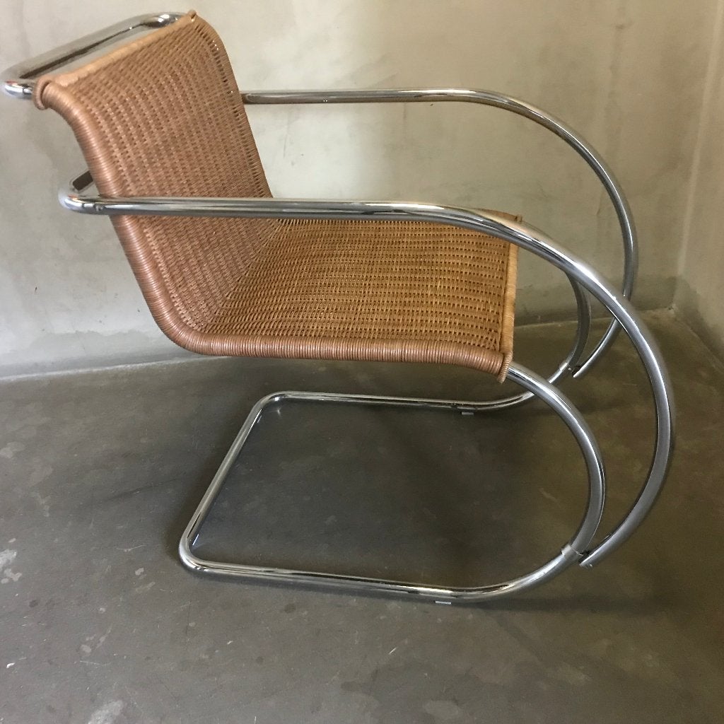IZGS Knoll Mies van der Rohe MR 20 Side stoel chair design, Ophalen of Verzenden, Zo goed als nieuw, Nvt, Eén