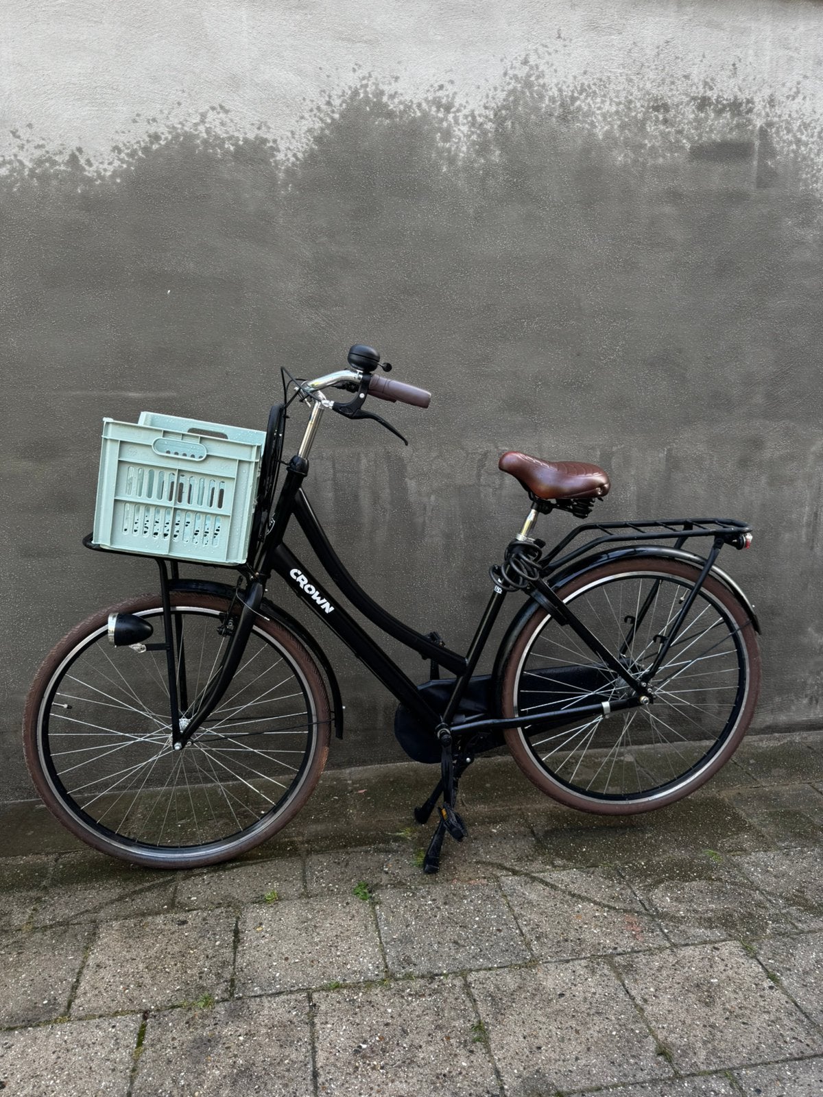 Degelijke dames fiets met mand, Fietsen en Brommers, Ophalen, Zo goed als nieuw, 26 inch of meer, Versnellingen