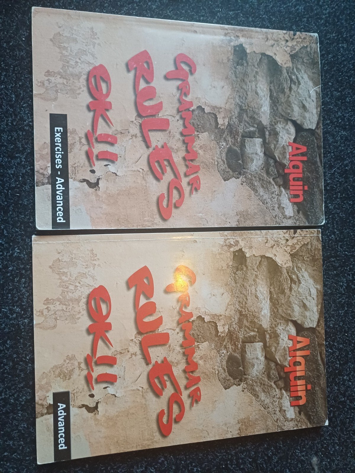 Alquin Grammar Rules OK!! Advanced (2 boeken), Zo goed als nieuw, Alquin, Alpha, HBO
