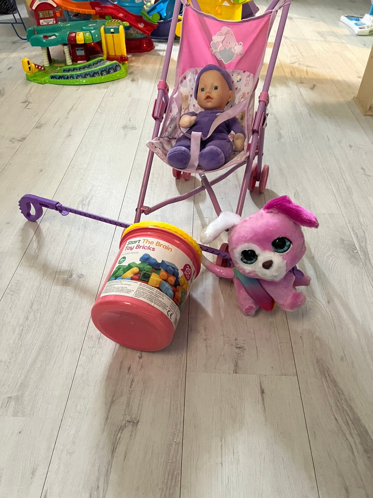 Buggy met pop, Ophalen, Zo goed als nieuw, Babypop