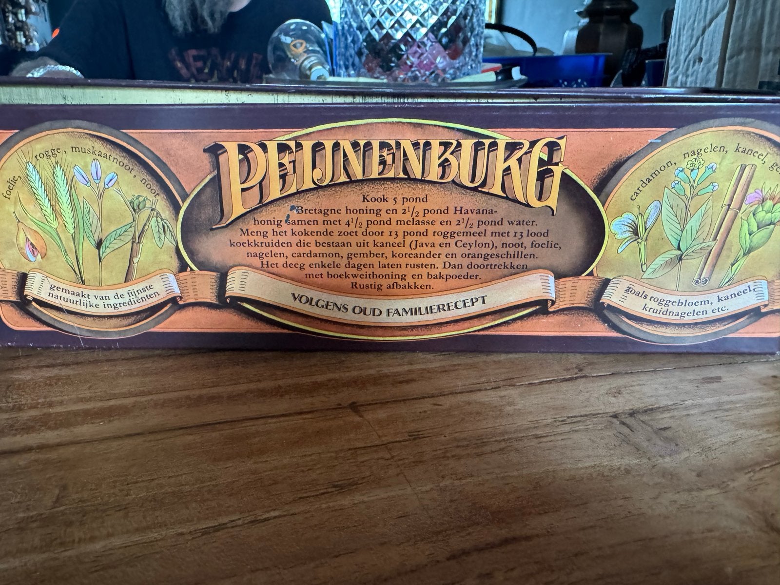 Vintage Peijnenburg Koek Blik - Oud Familie Recept, Ophalen of Verzenden