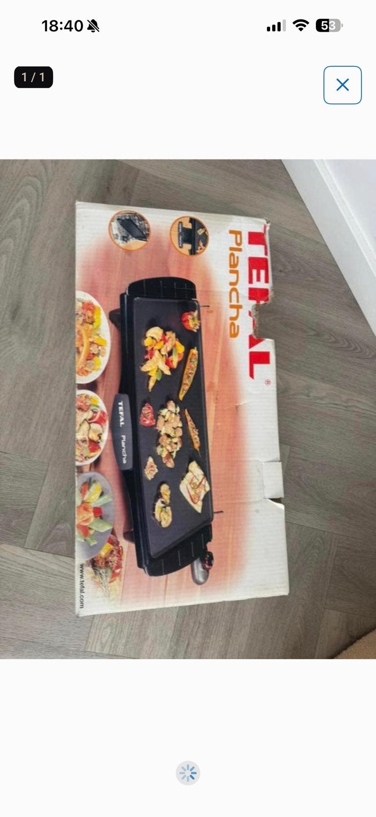 Grill tefal, Ophalen of Verzenden, Zo goed als nieuw