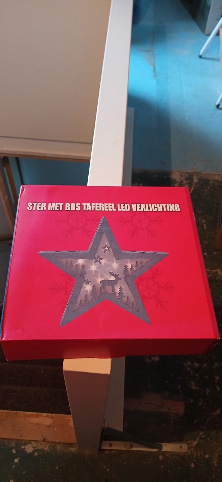nieuwe kerstster in doos, Ophalen of Verzenden, Nieuw