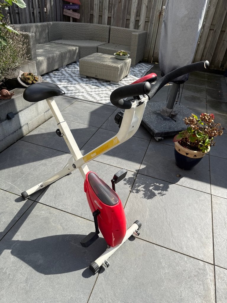 Foto 6 van hometrainer, opklapbaar en verrijdbaar (ruimtebesparend)