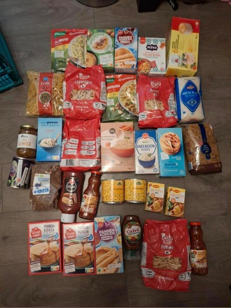 Hele krat levensmiddelen ., Ophalen