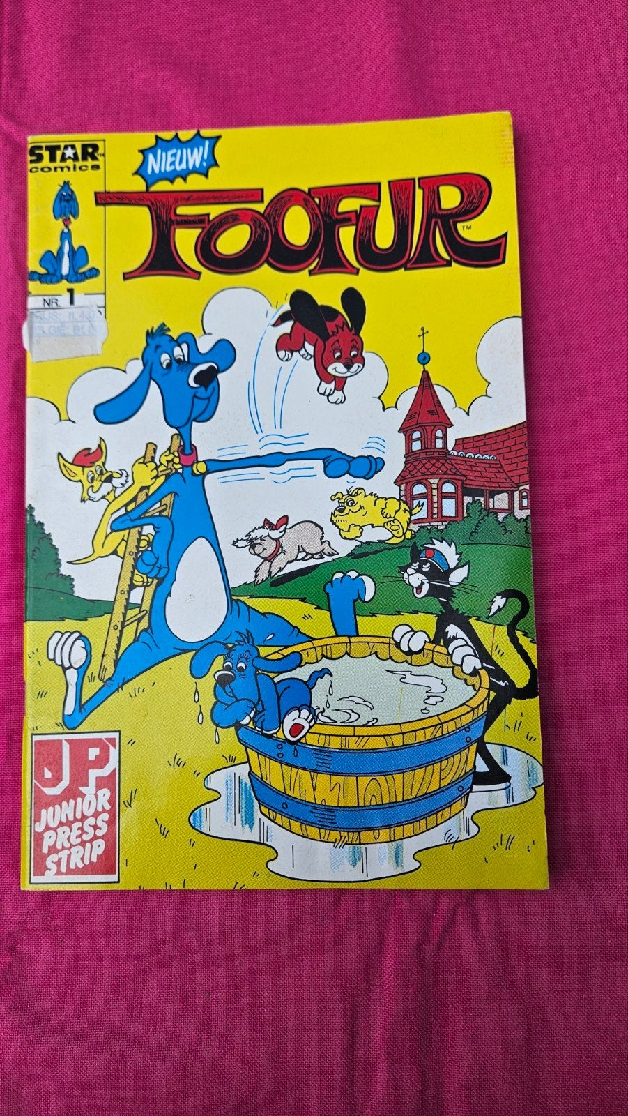 Stripboek Foofur - Junior Press Strip, Ophalen of Verzenden