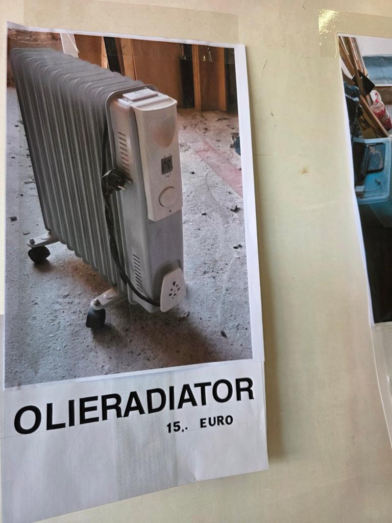 Olieradiator, Ophalen, Minder dan 50 cm, Gebruikt, Minder dan 100 cm