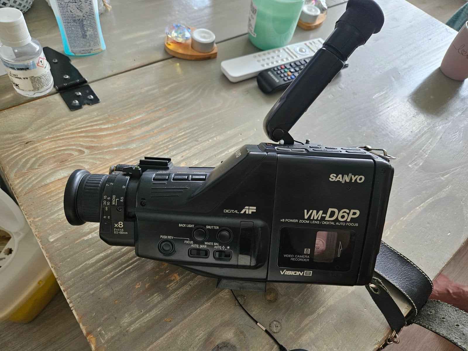 SANYO VM-D6P Videocamera met Power ZOOM-lens (8,5-68mm), Overige merken, Gebruikt, Overige soorten, Ophalen of Verzenden