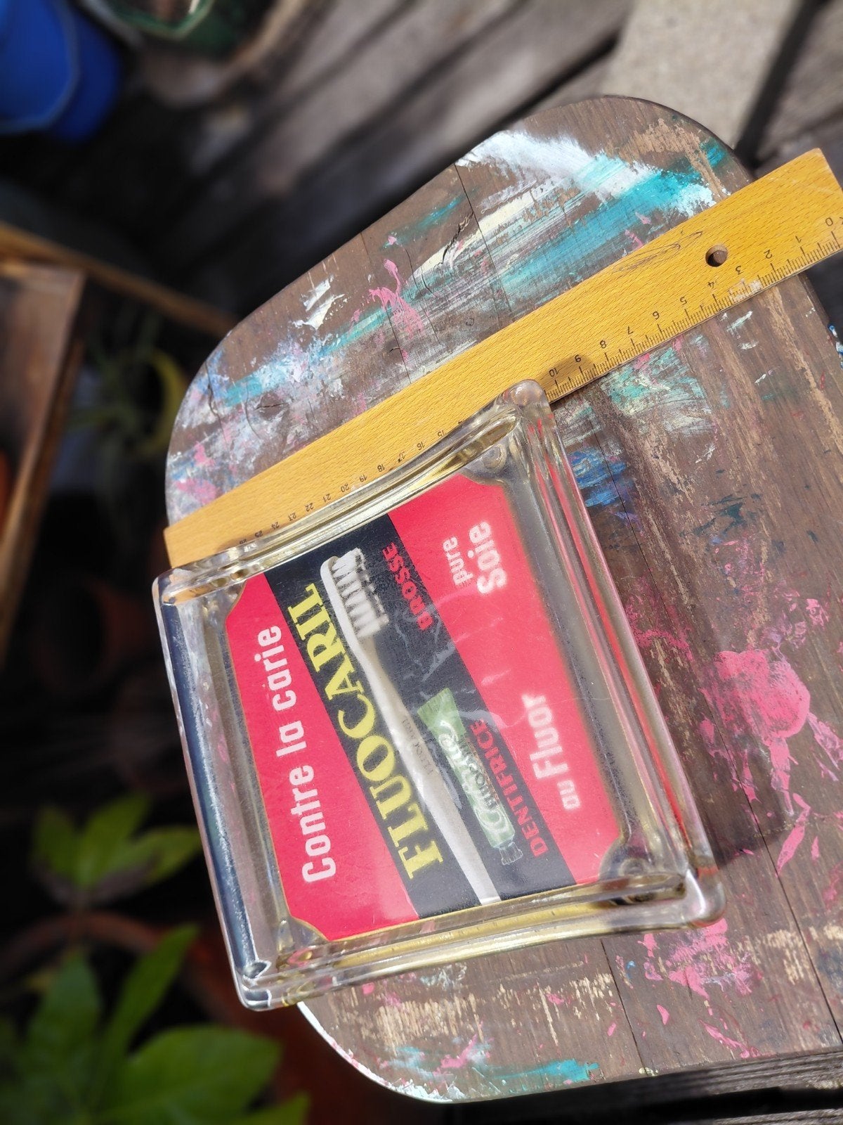 brocante wisselgeldplaat, Ophalen of Verzenden