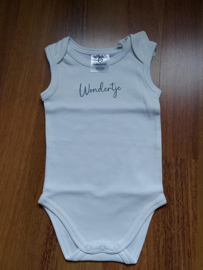 Baby romper Mt 50/56, Kinderen en Baby's, Babykleding | Maat 50, Nacht- of Onderkleding, Babydump, Jongetje of Meisje, Nieuw