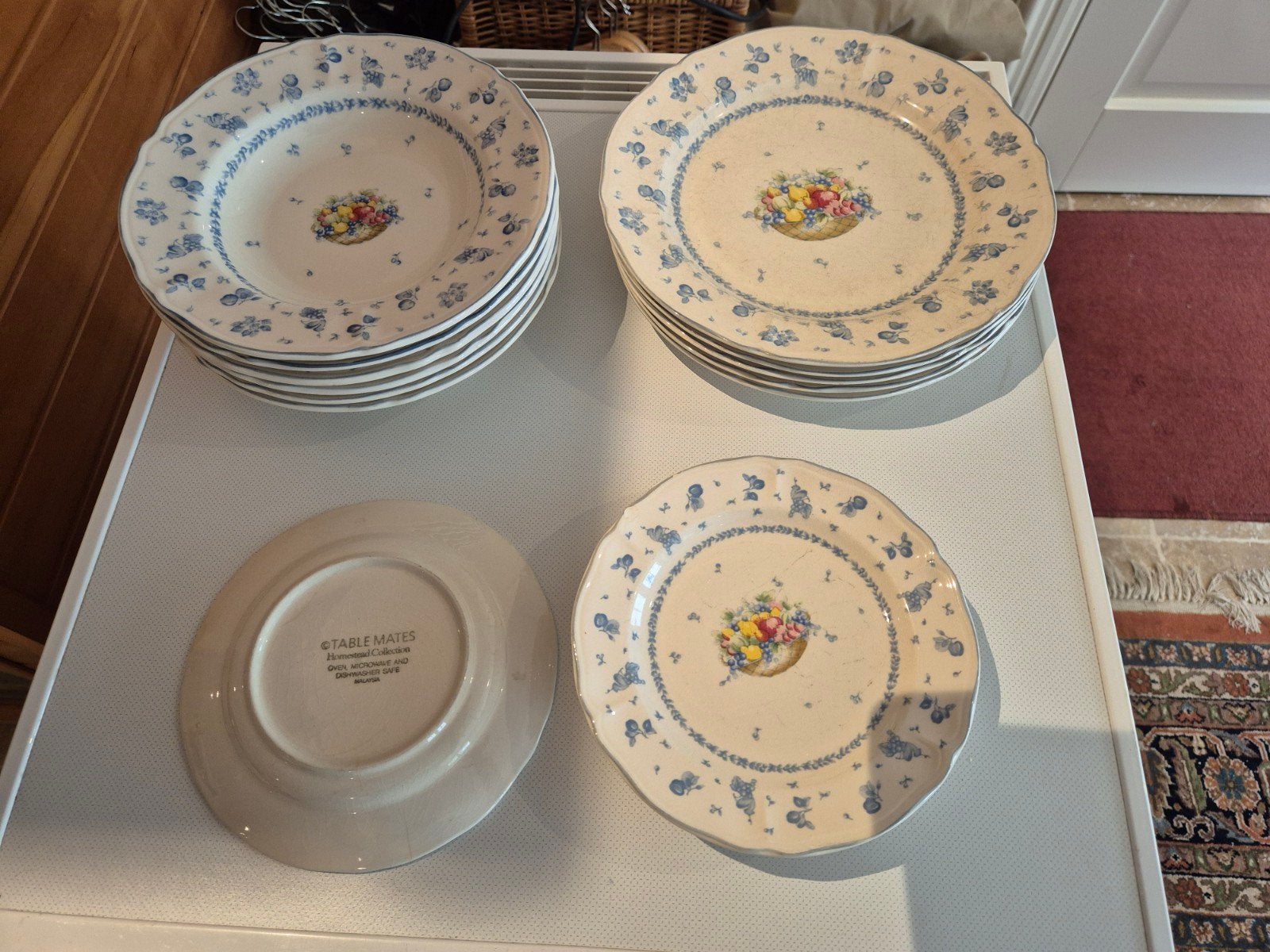 Bloemen servies, Antiek en Kunst, Antiek | Servies compleet, Ophalen