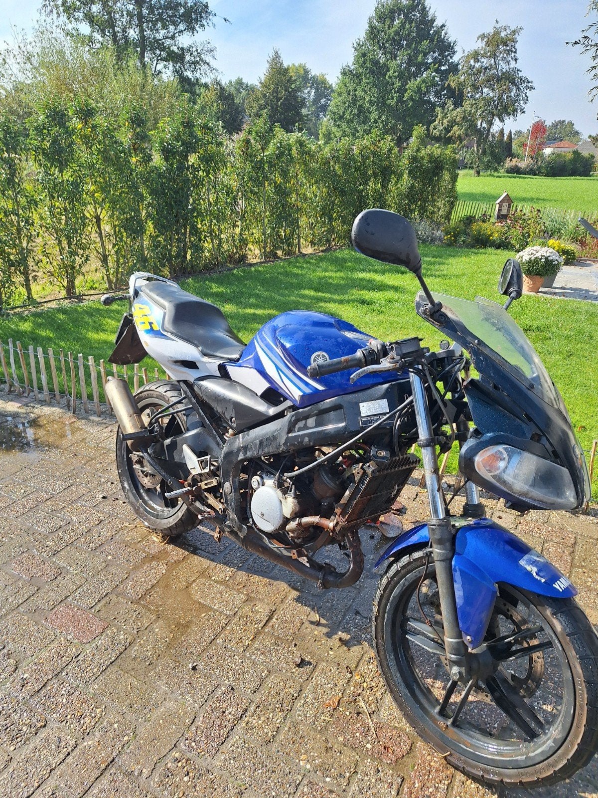 Yamaha TZR50 - Loopt, schakelt slecht - Opknapper, Fietsen en Brommers, Ophalen, Gebruikt, Benzine, Overige modellen