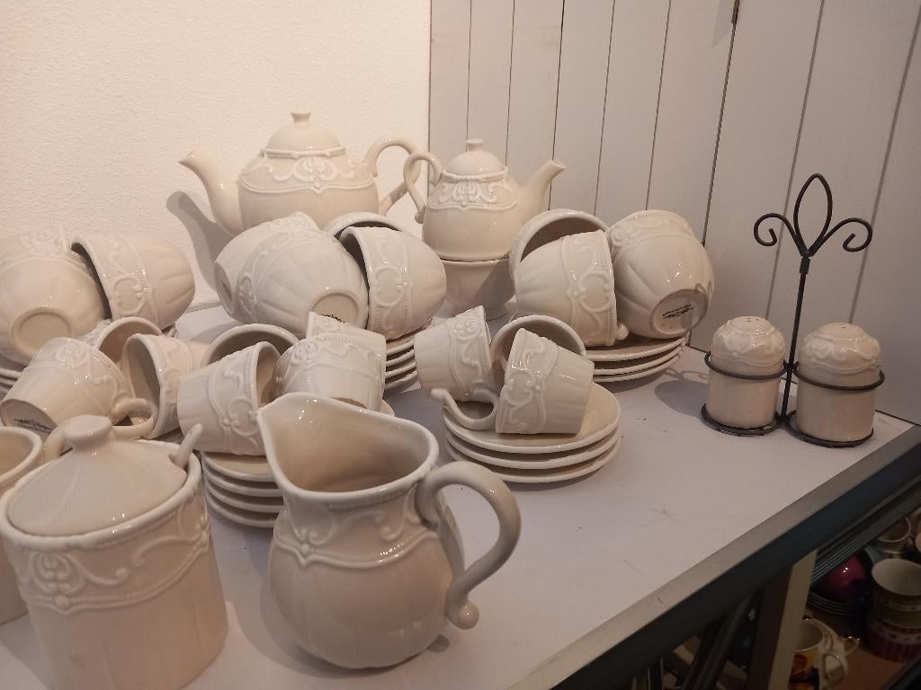 Countryfield servies creme, Huis en Inrichting, Keuken | Servies, Keramiek, Overige typen, Ophalen of Verzenden, Zo goed als nieuw