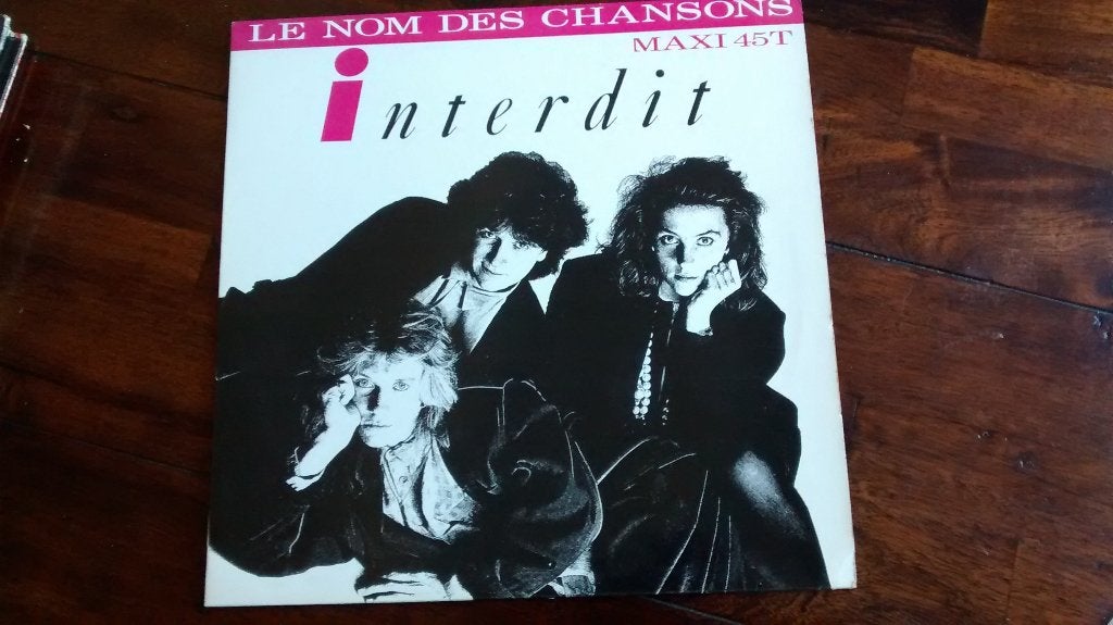 Maxi single - Interdit - Le nom des chansons, Ophalen of Verzenden, Zo goed als nieuw, Dance en House