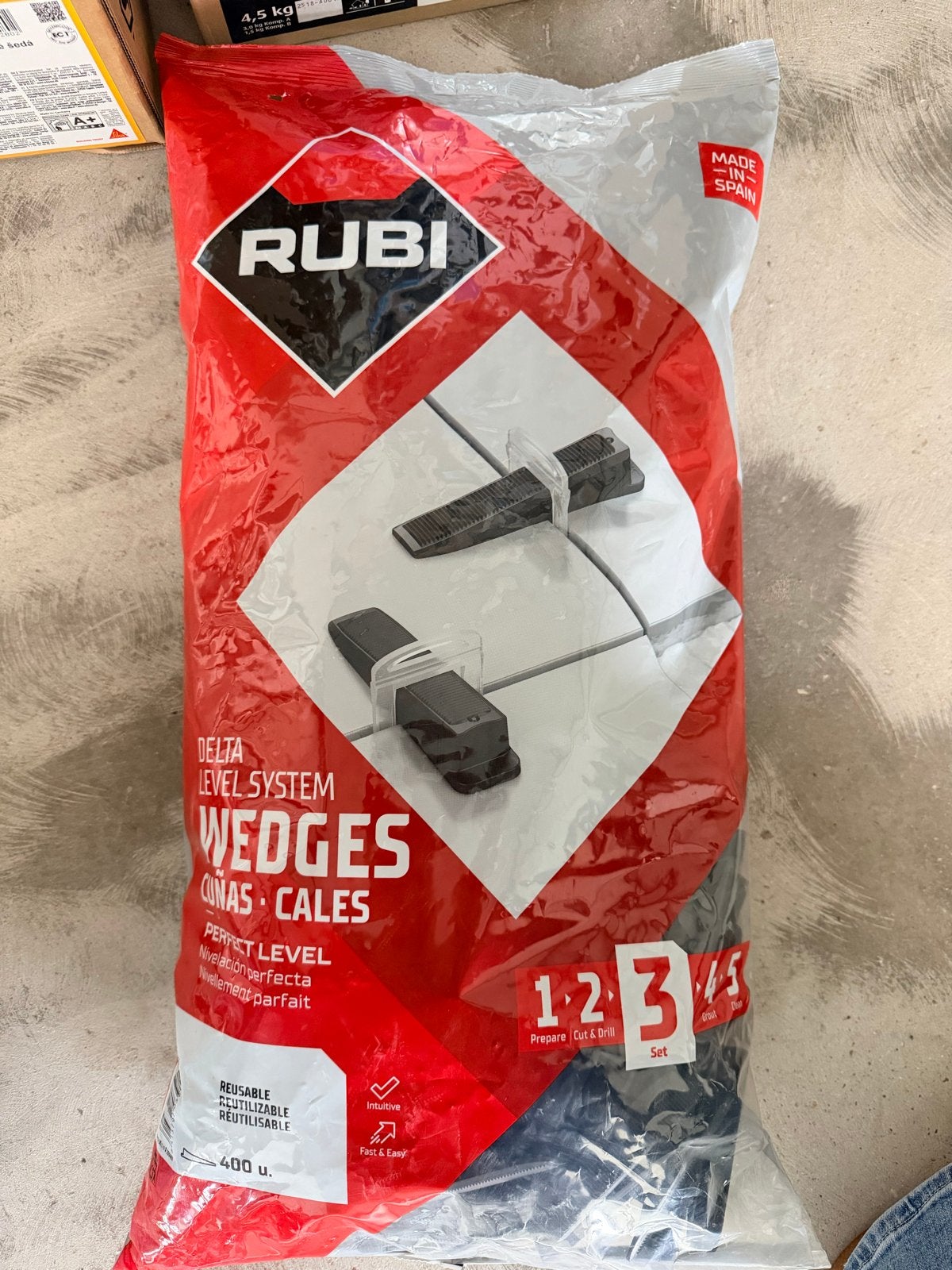 Rubi Delta Level System Wedges - 400 stuks, Doe-het-zelf en Verbouw, Overige materialen, Overige typen, Nieuw, Ophalen of Verzenden