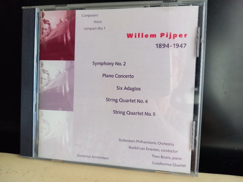 Pijper Willem - Symphony no.2 Piano Concerto Six Adagios, Ophalen of Verzenden, Modernisme tot heden, Zo goed als nieuw, Overige typen