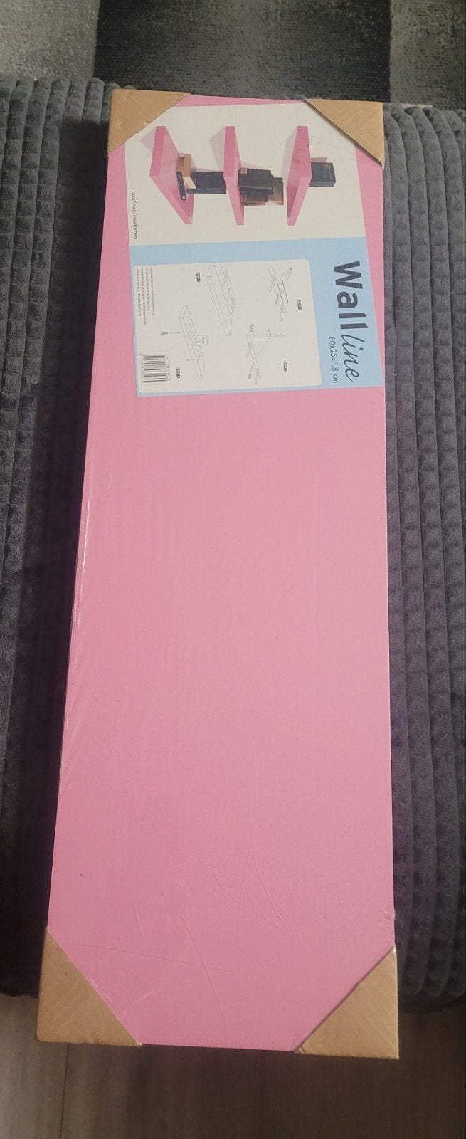 Nieuwe roze WallLine wandplank 80x25x3,8 cm, Ophalen of Verzenden, Nieuw