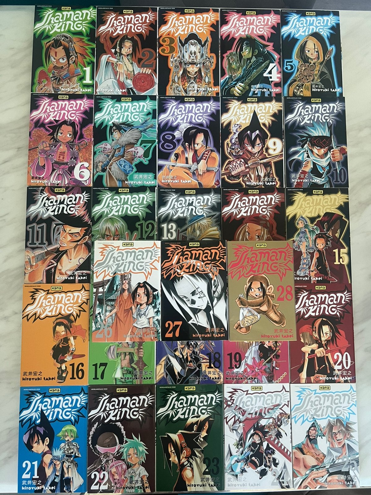 SHAMAN KING NL Kana (1-28), Boeken, Complete serie of reeks, Ophalen of Verzenden, Zo goed als nieuw, Japan (Manga)