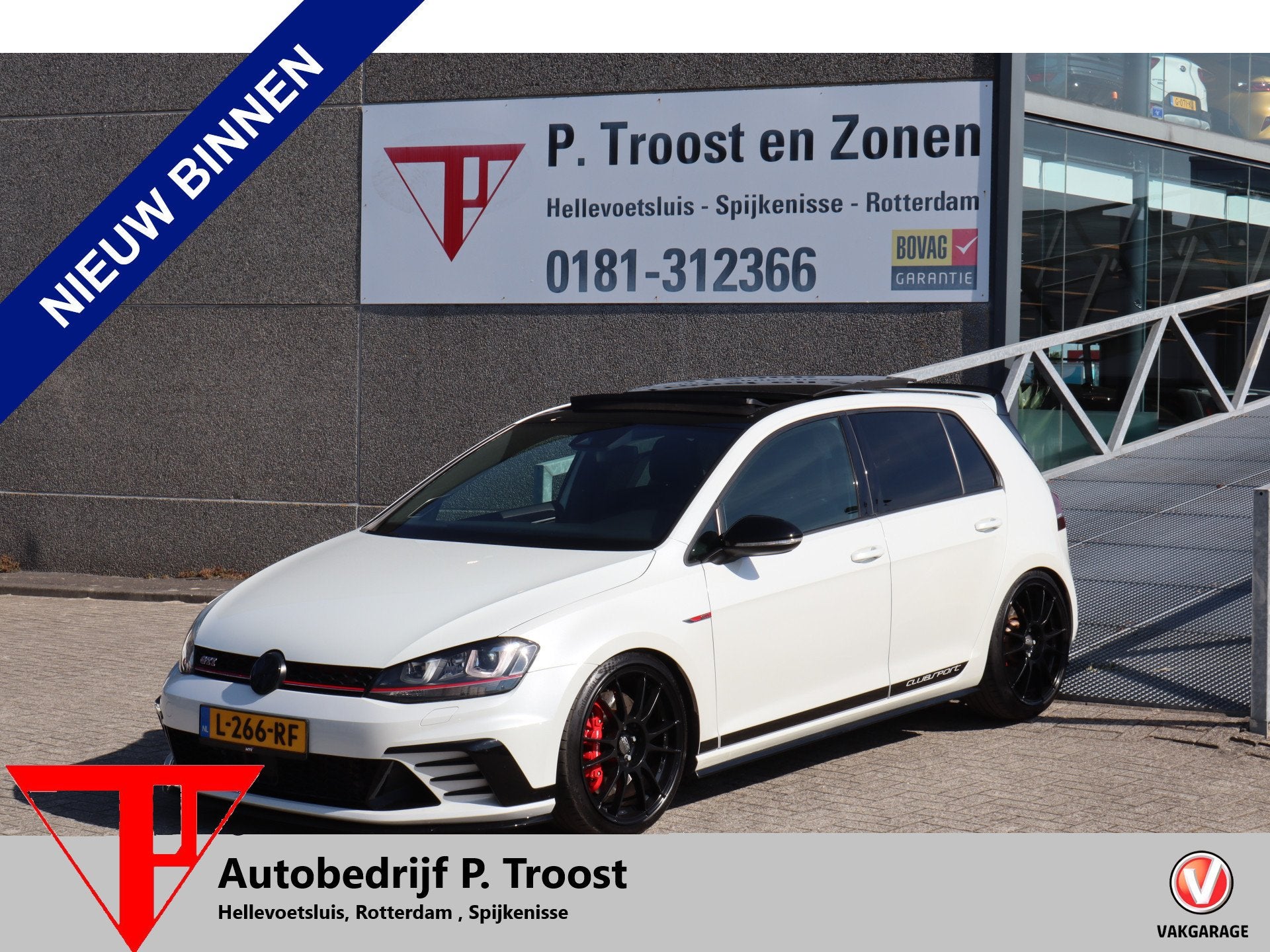 Volkswagen Golf 2.0 TSI GTI Clubsport 502PK Stage 3 Meeneemp, Gebruikt, Wit, Bedrijf, Golf