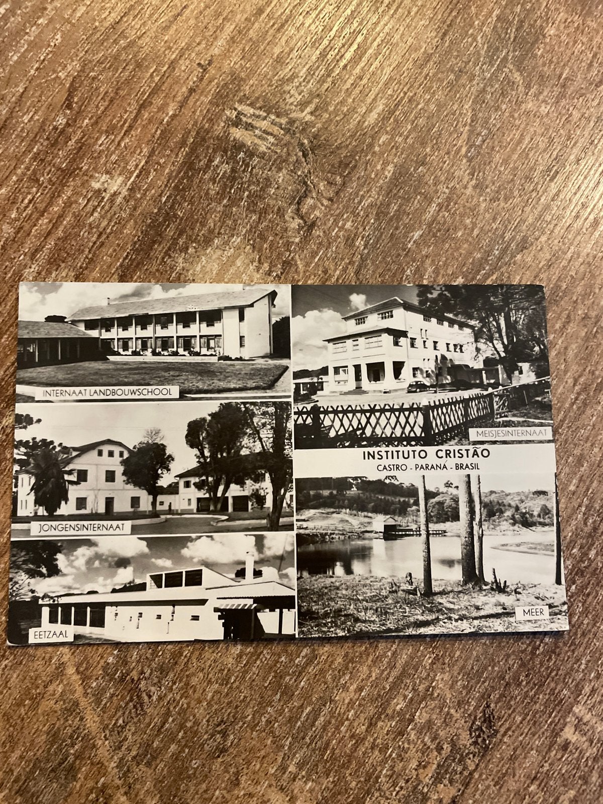 Oude Ansichtkaart: Instituto Cristão, Castro, Paraná, Brazil, Ophalen of Verzenden, 1960 tot 1980, Gelopen, Gebouw