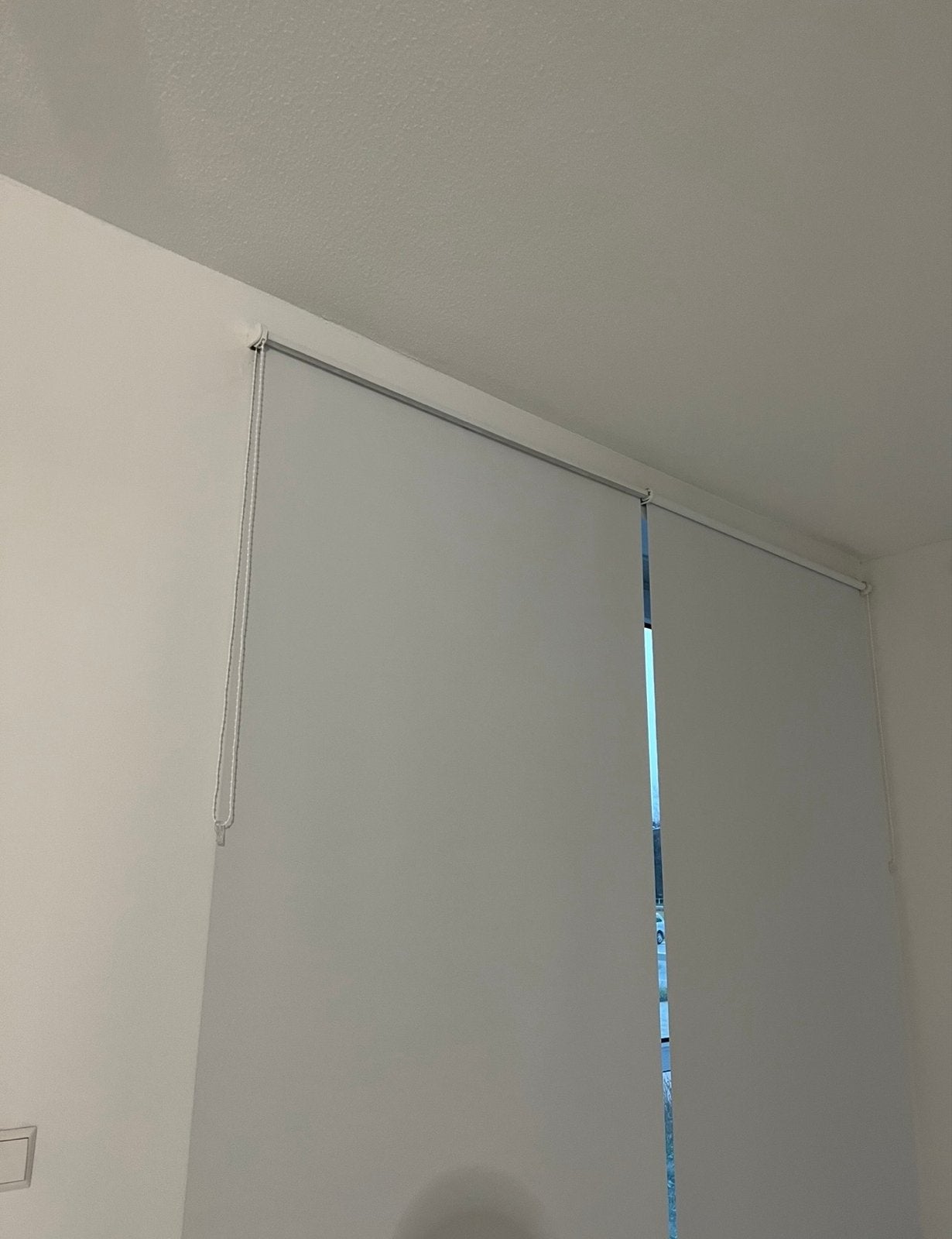 Wit rolgordijn - Verduisterend (180x240, 150x240, 120x240), Ophalen, Verduisterend, Wit, Nieuw
