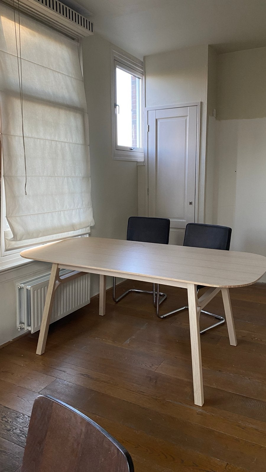 IKEA VOXLÖV Eettafel, licht bamboe, 180x90 cm, Ophalen, Gebruikt, Scandy, 50 tot 100 cm