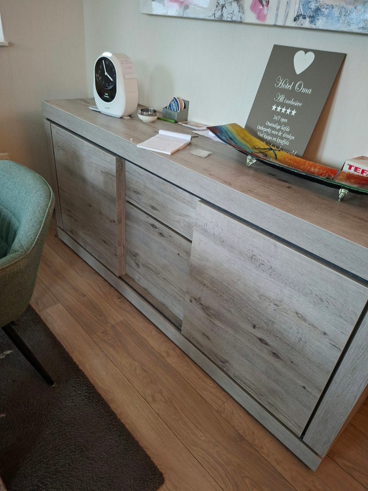 Stijlvol dressoir met lades en deuren - Zo goed als nieuw, Huis en Inrichting, Modern, functioneel en ruimtelijk, 150 tot 200 cm