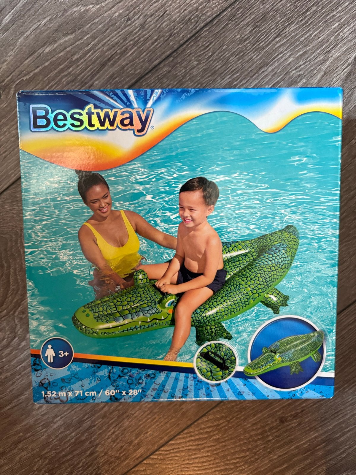 Bestway Opblaasbare Krokodil - Nieuw, Kinderen en Baby's, Speelgoed | Buiten | Opblaasfiguren, Ophalen of Verzenden, Nieuw