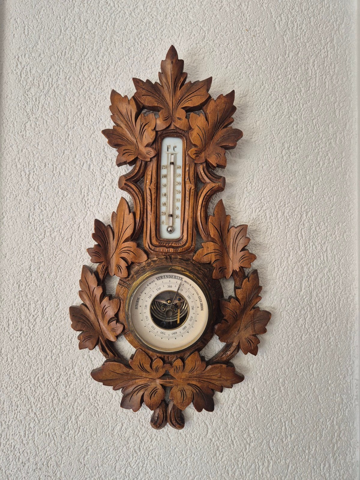 antieke barometer, Ophalen of Verzenden, Gebruikt