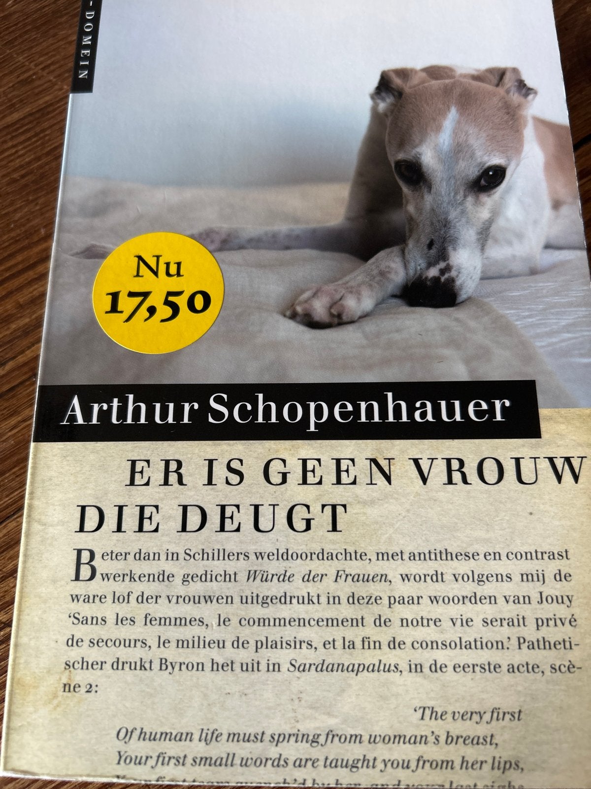 Er is geen vrouw die deugt - Arthur Schopenhauer, Boeken, Ophalen of Verzenden, Zo goed als nieuw, Nederland
