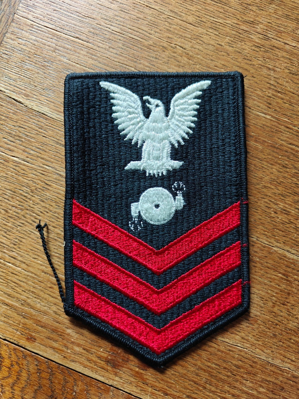 Navy rang patch zwart 26, Verzamelen, Militaria | Algemeen, Ophalen of Verzenden, Marine, Nederland, Embleem of Badge