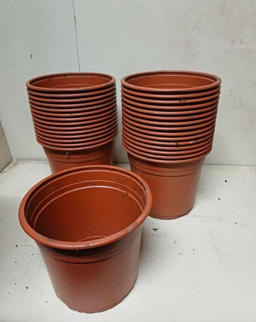 Kweekpotten plantenpotten bloempotten 5 liter, Tuin en Terras, Kunststof, Gebruikt, Rond, Ophalen of Verzenden