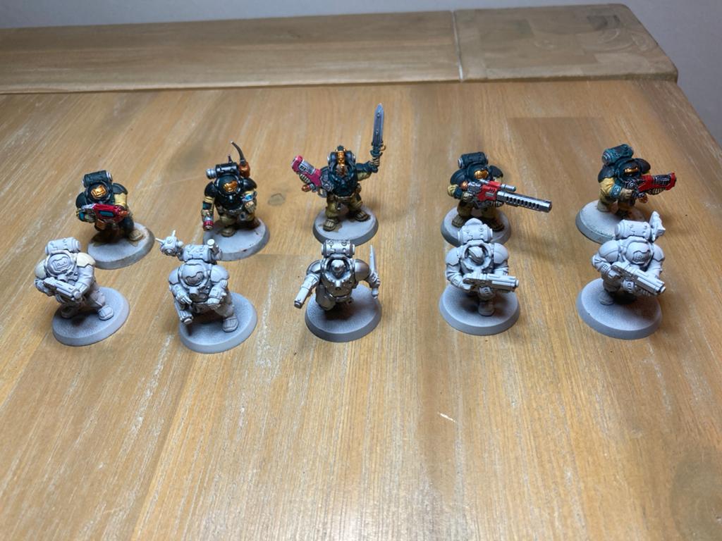 Hearthkyn Warriors (3) - Leagues of Votann - Warhammer 40k, Hobby en Vrije tijd, Wargaming, Gebruikt, Figuurtje(s), Ophalen of Verzenden
