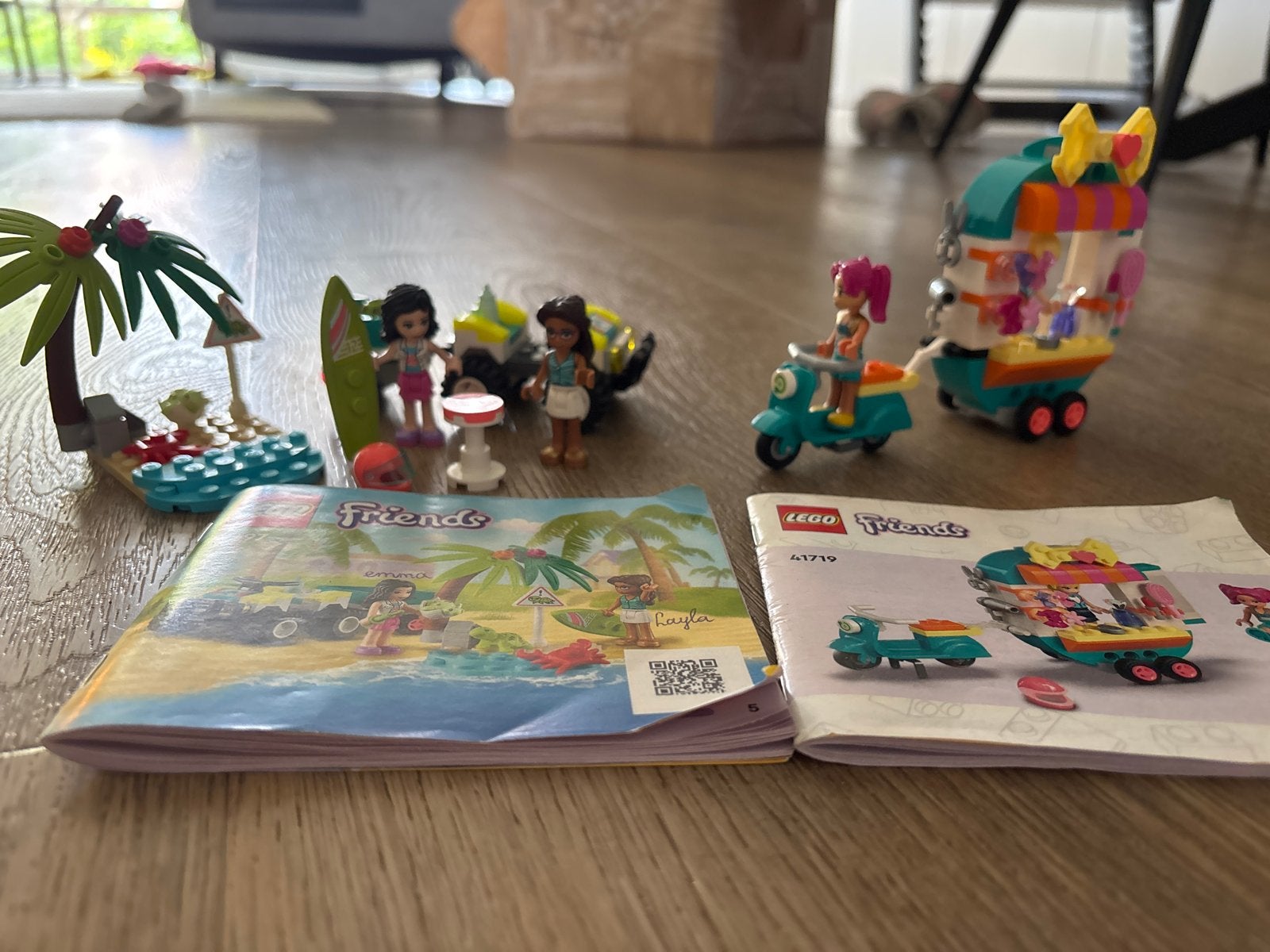 Lego Friends Sets: Strand en mobiele kapsalon (41709, 41719), Ophalen, Lego, Friends, Zo goed als nieuw