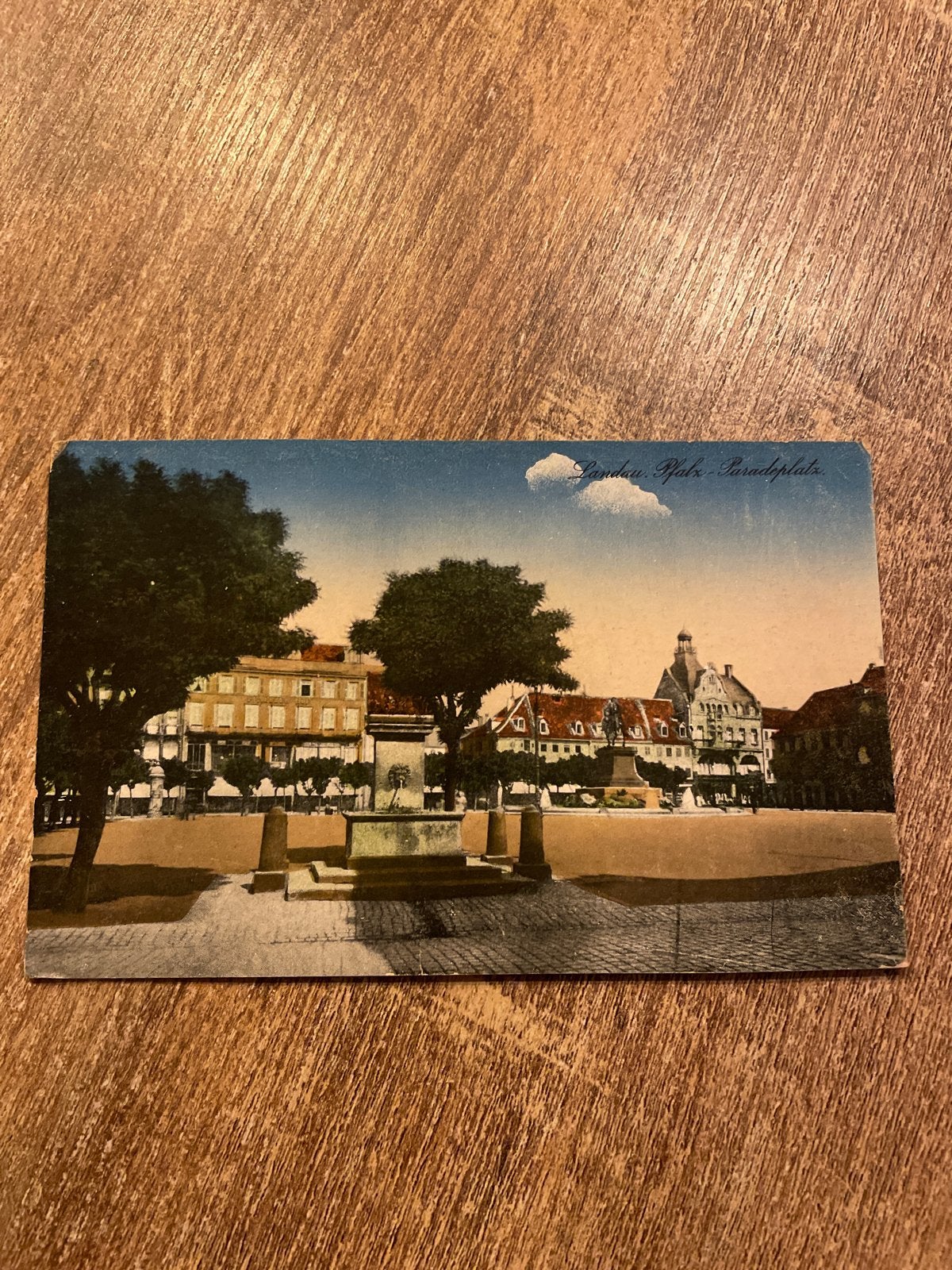 Oude ansichtkaart: Baden, Platz, Stadtplatz, 1919, Ophalen of Verzenden, Voor 1920, Gelopen, Duitsland