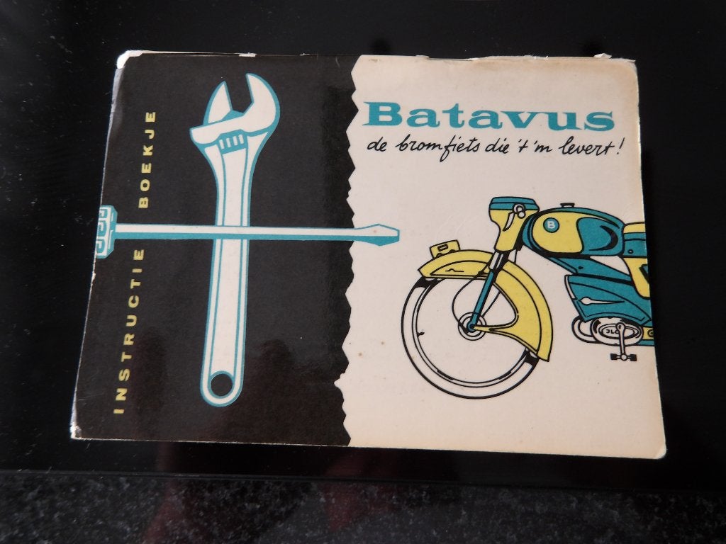 Instructieboekje Batavus G50 bromfiets 1962, Verzenden, Zo goed als nieuw