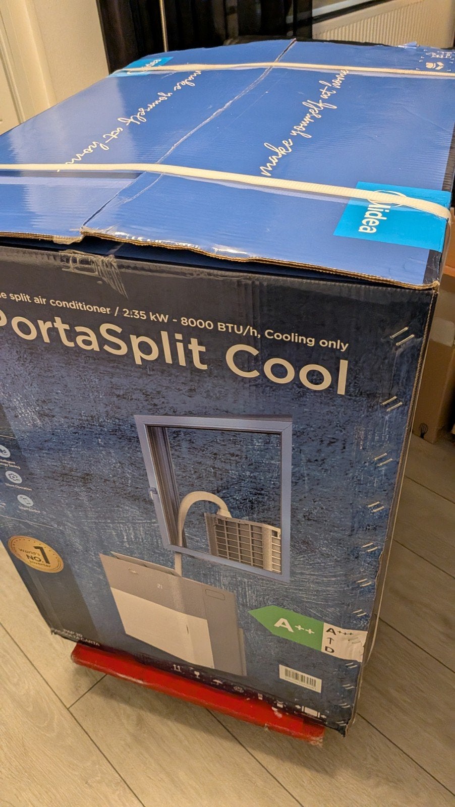 Nieuwe Midea Mobiele Split Airconditioner - PortaSplit Cool, Witgoed en Apparatuur, Ophalen, Timer, Nieuw, 3 snelheden of meer