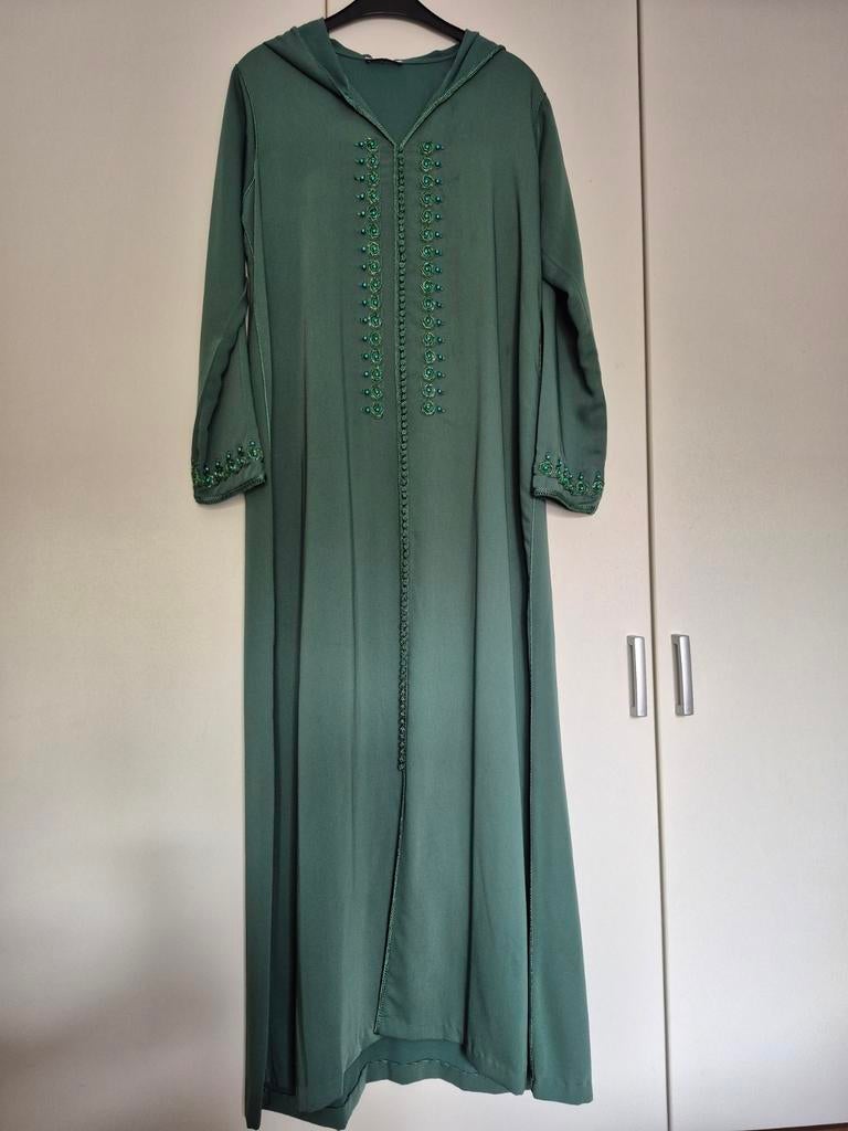 Mooie zeegroene jalaba maat M - ARABIC DRESS, Maat 38/40 (M), Zo goed als nieuw, ARABIC DRESS, Ophalen of Verzenden
