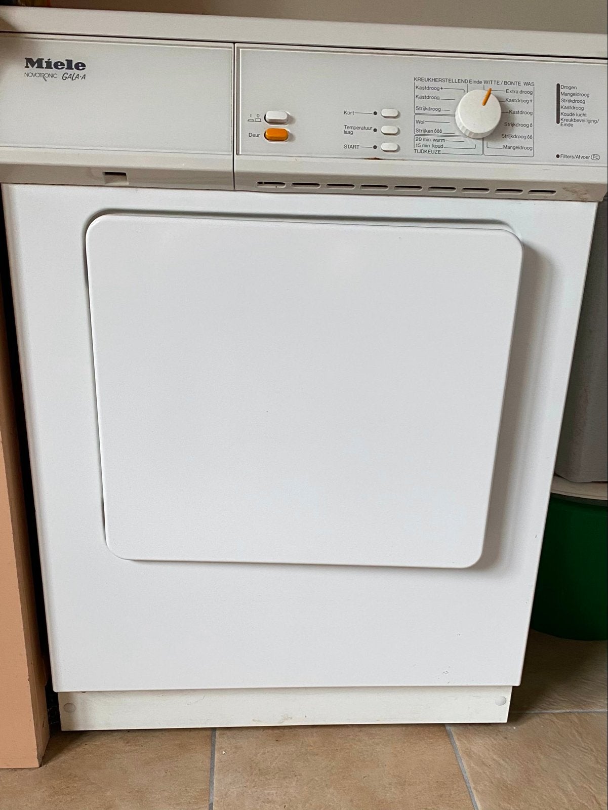 Miele Novotronic Gala-A Wasdroger - Gebruikt, Ophalen, 6 tot 8 kg, Gebruikt, Luchtafvoer