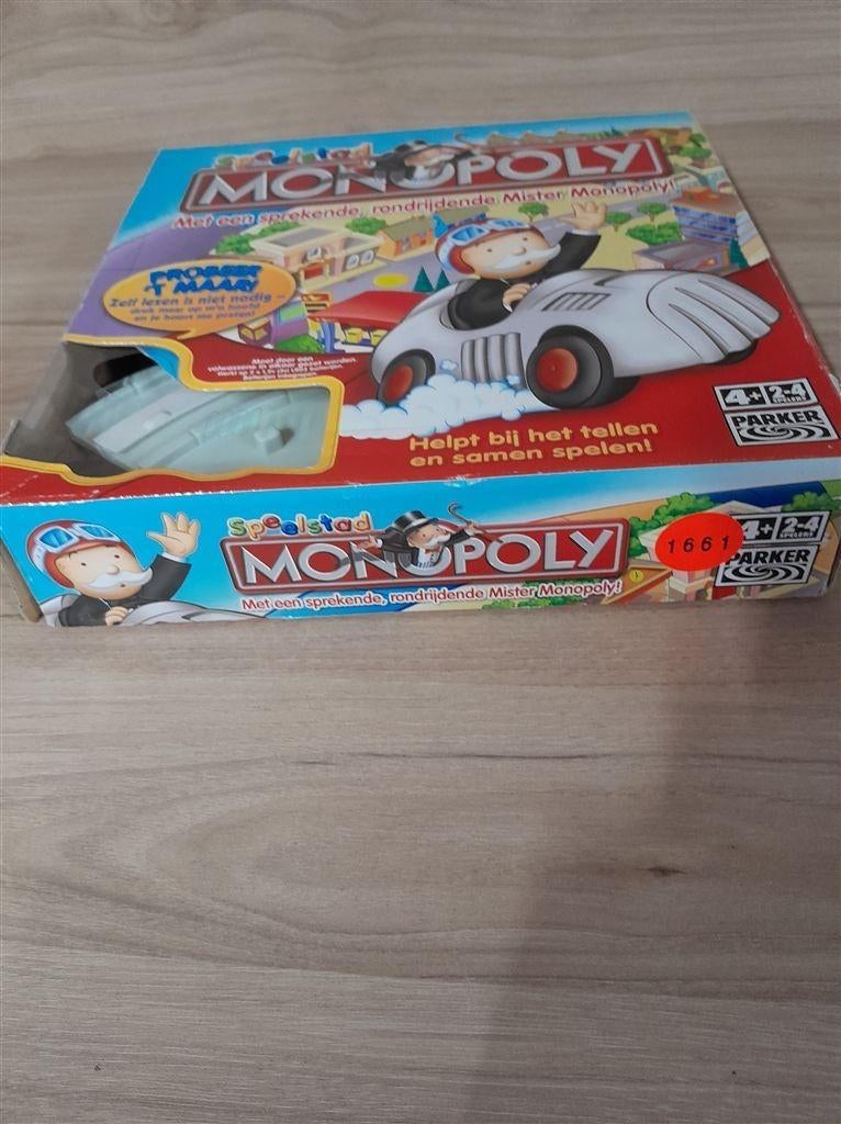 Monopoly speelstad - s1661, Hobby en Vrije tijd, Gezelschapsspellen | Bordspellen, Verzenden, Zo goed als nieuw
