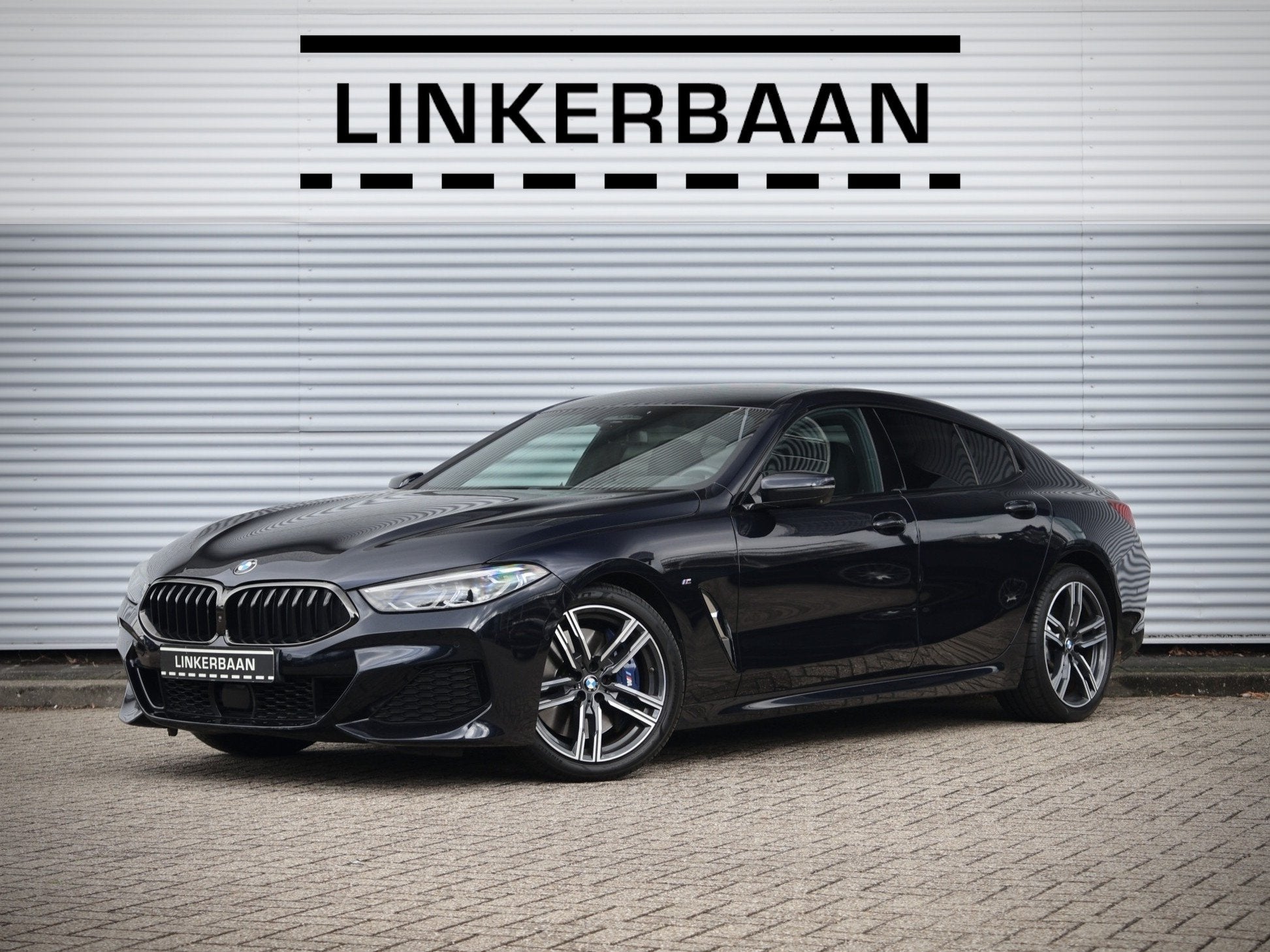 BMW 8 Gran Coupé 840 i M Sport | Harman Kardon | Soft Close, Auto's, Gebruikt, Zwart, Bedrijf, Elektronische parkeerrem