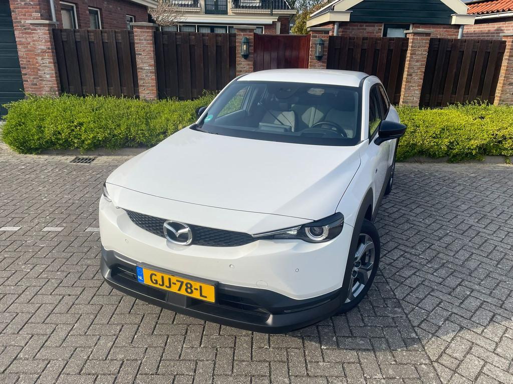 Mazda MX-30 E-SkyActiv EV 145 Prime-line 36 kWh NAVI CRUISE, 145 pk, Stof, Gebruikt, 35 kWh