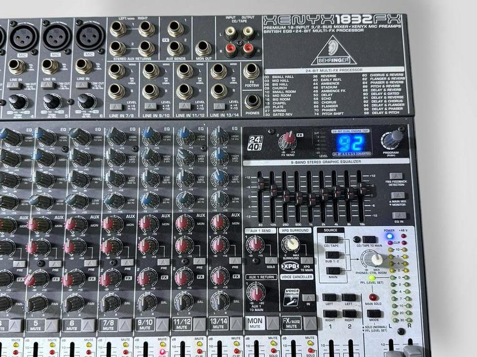 Behringer Xenyx 1832FX mengpaneel, Behringer, Microfooningang, Ophalen of Verzenden, Behringer