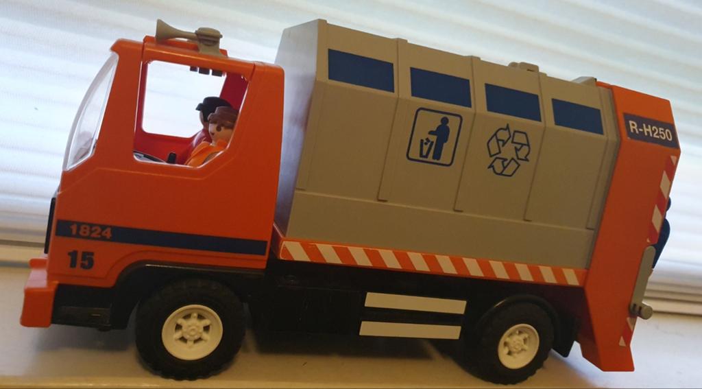 Playmobil vuilniswagen vuilnis auto compleet, Kinderen en Baby's, Speelgoed | Playmobil, Ophalen of Verzenden, Gebruikt