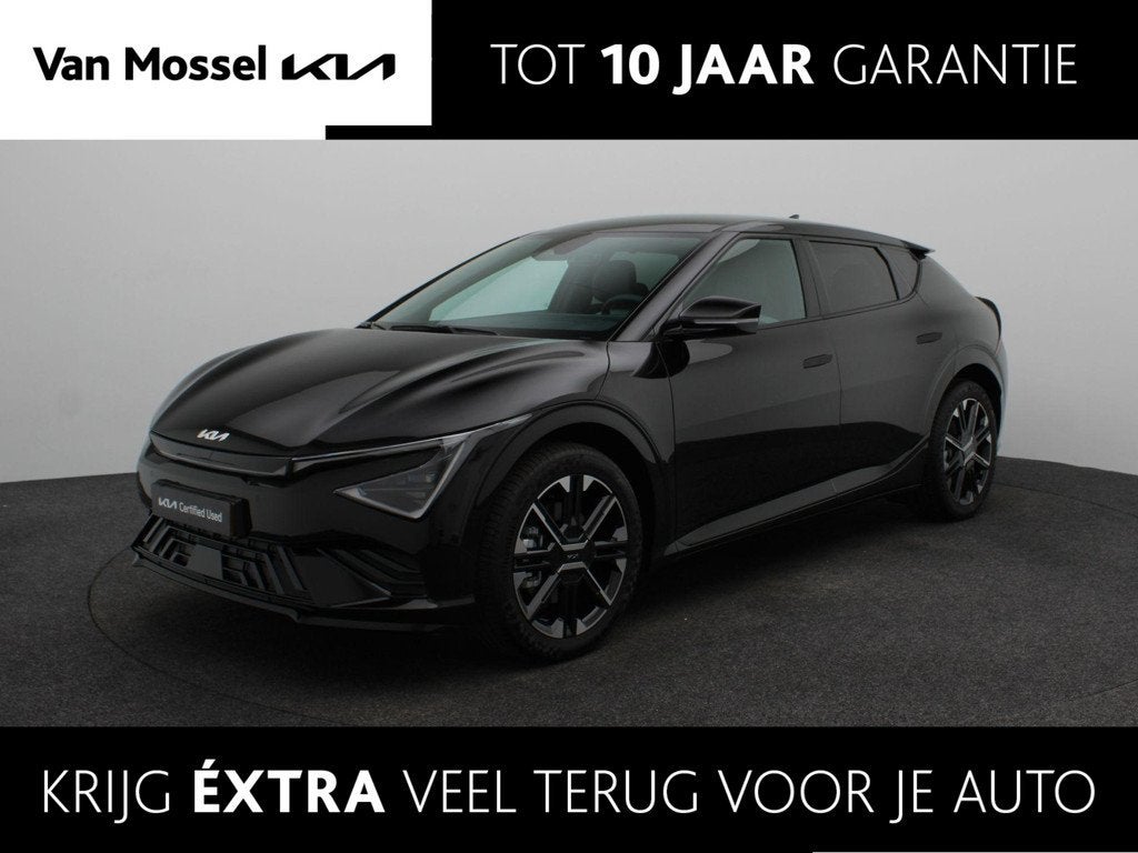 Kia EV6 GT-Line Business Edition 84 kWh | 20 inch | Memory S, Auto's, Kia, Achterwielaandrijving, Zwart, 1960 kg, Zwart